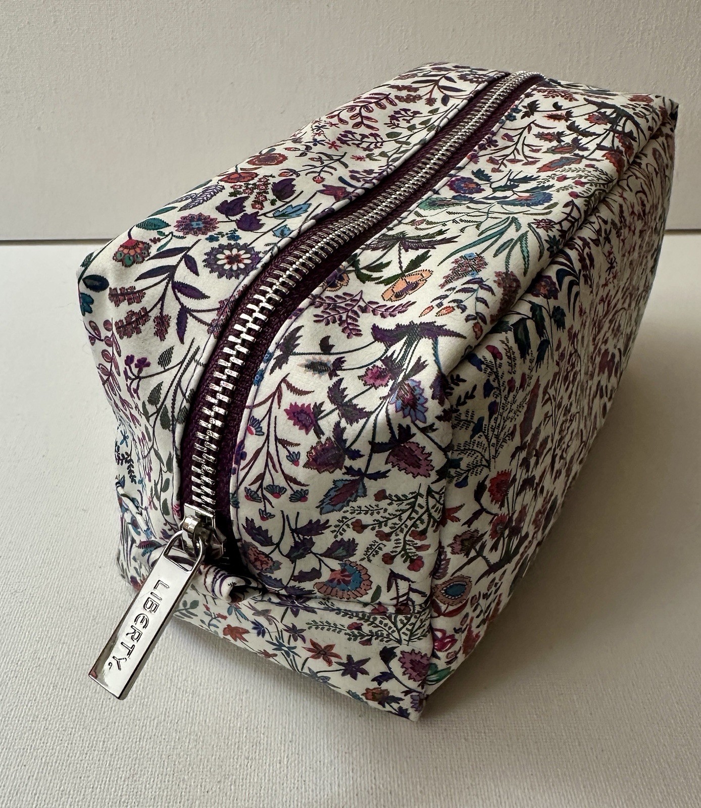Liberty London Shepherdly Song Print Cosmetic Travel Makeup Pouch Wash Bag