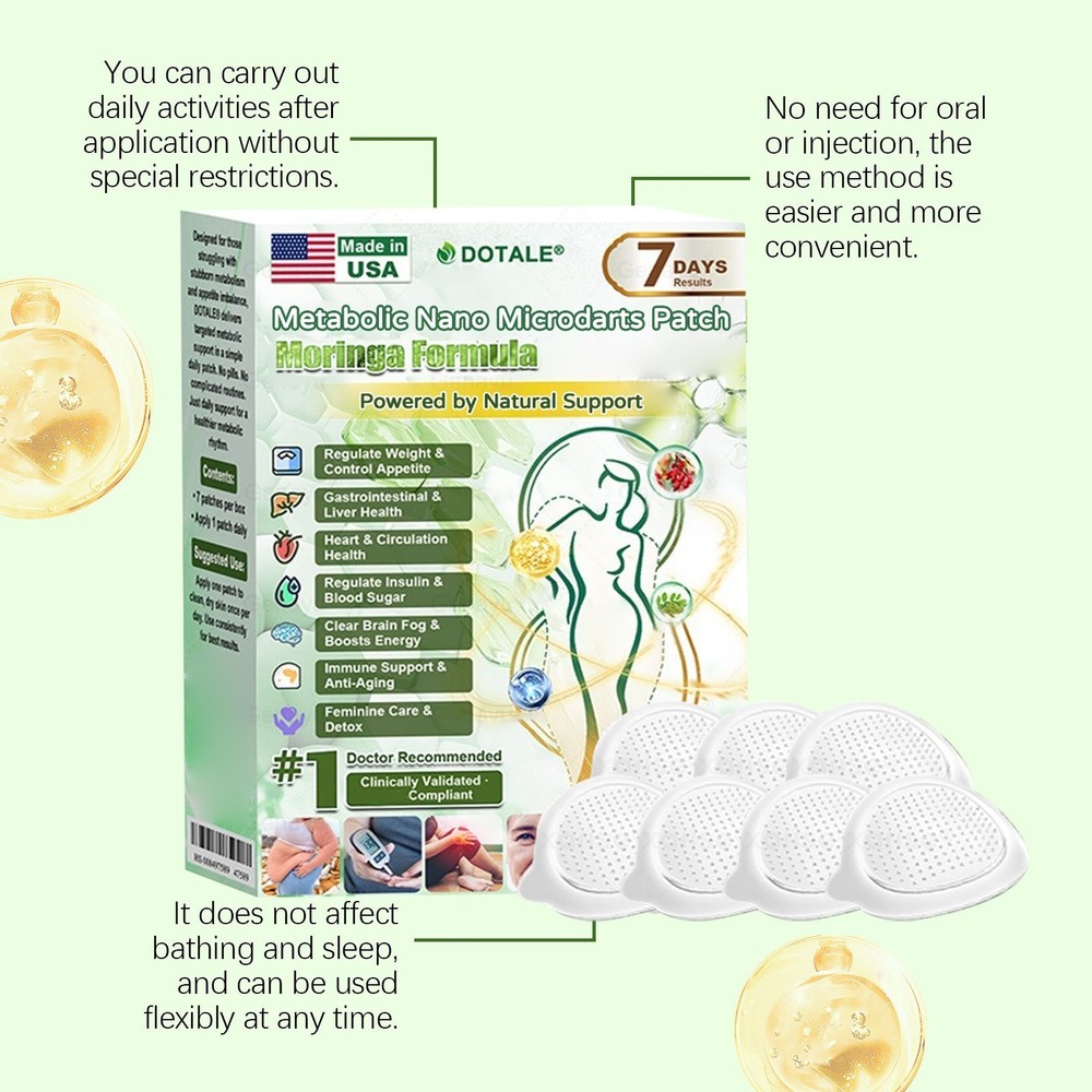 DOTALE Metabolic Nano Microneedle Patch, DOTALE Moringa Patch