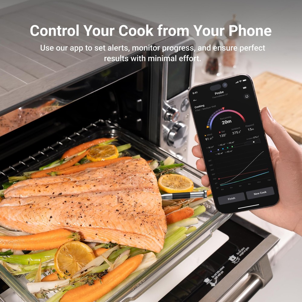 Bluetooth Meat Thermometer Wireless Smart Grill Probe