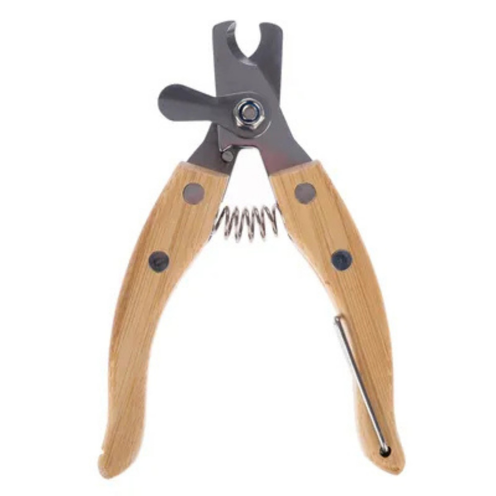 Kooa Bamboo Dog & Cat Nail Scissors, Large – Eco-Friendly Stainless Steel