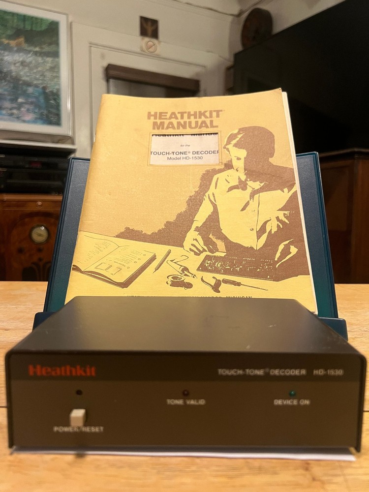 Heathkit HD-1530 Touch Tone Decoder w/ original manual Untested
