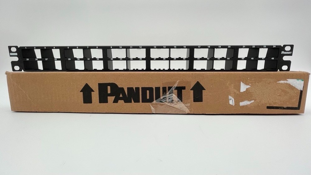 High-Density Modular Patch Panel Frame, 48 Ports, CPP48HDWBLY
