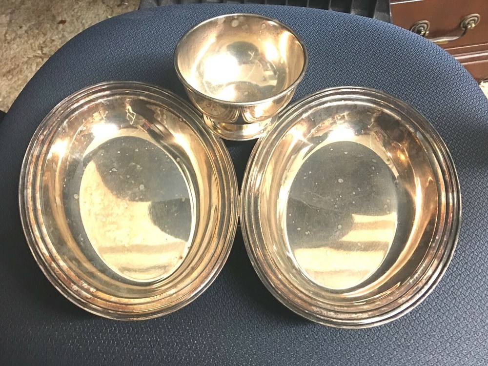 Silverplate Handy Ann Triple Server