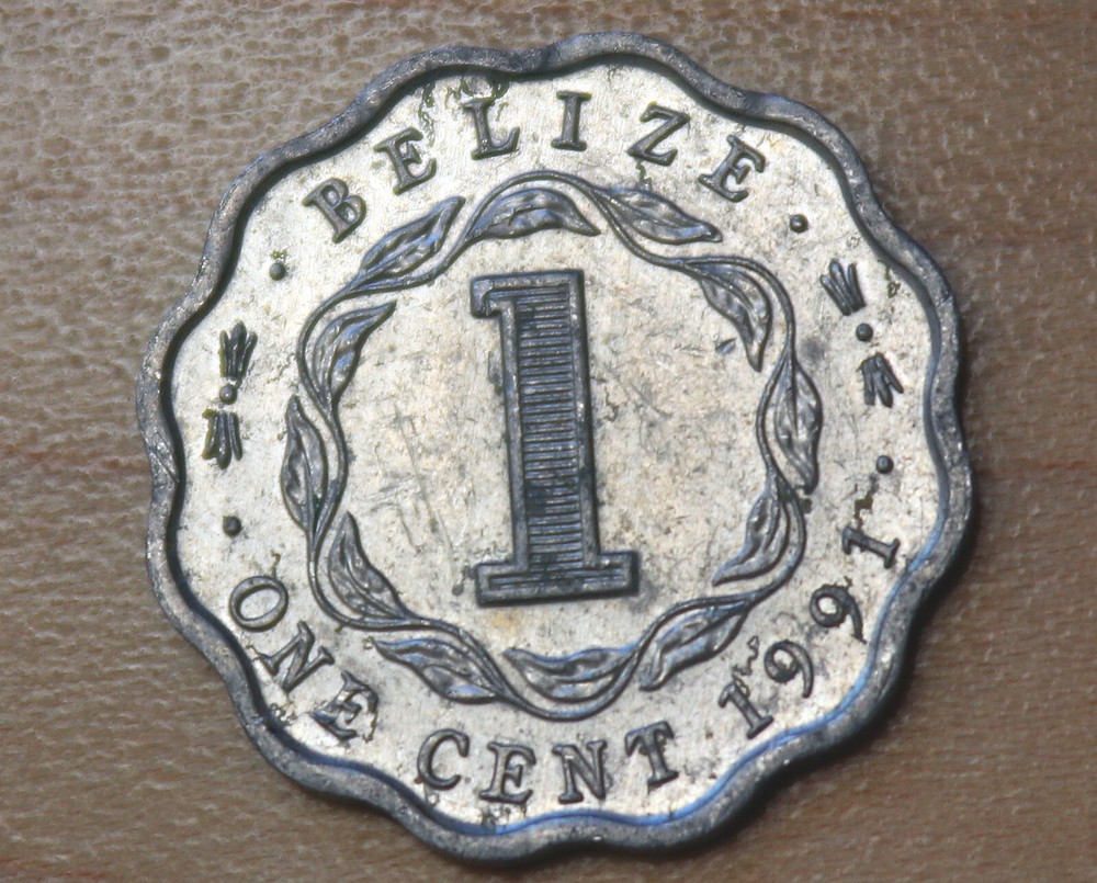 1991 Belize 1 Cent