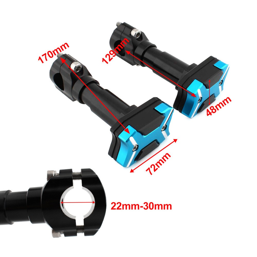 Engine Crash Bar Guard Frame Protector Modified Universal Motor 22-30mm Titanium