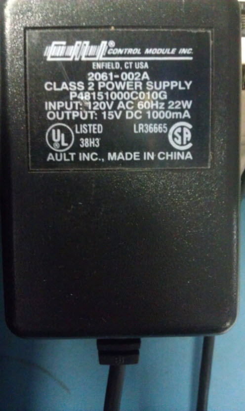 Control Module 2015-T0017 2000 Series CMI SaveTime Time Clock Terminal No Keys