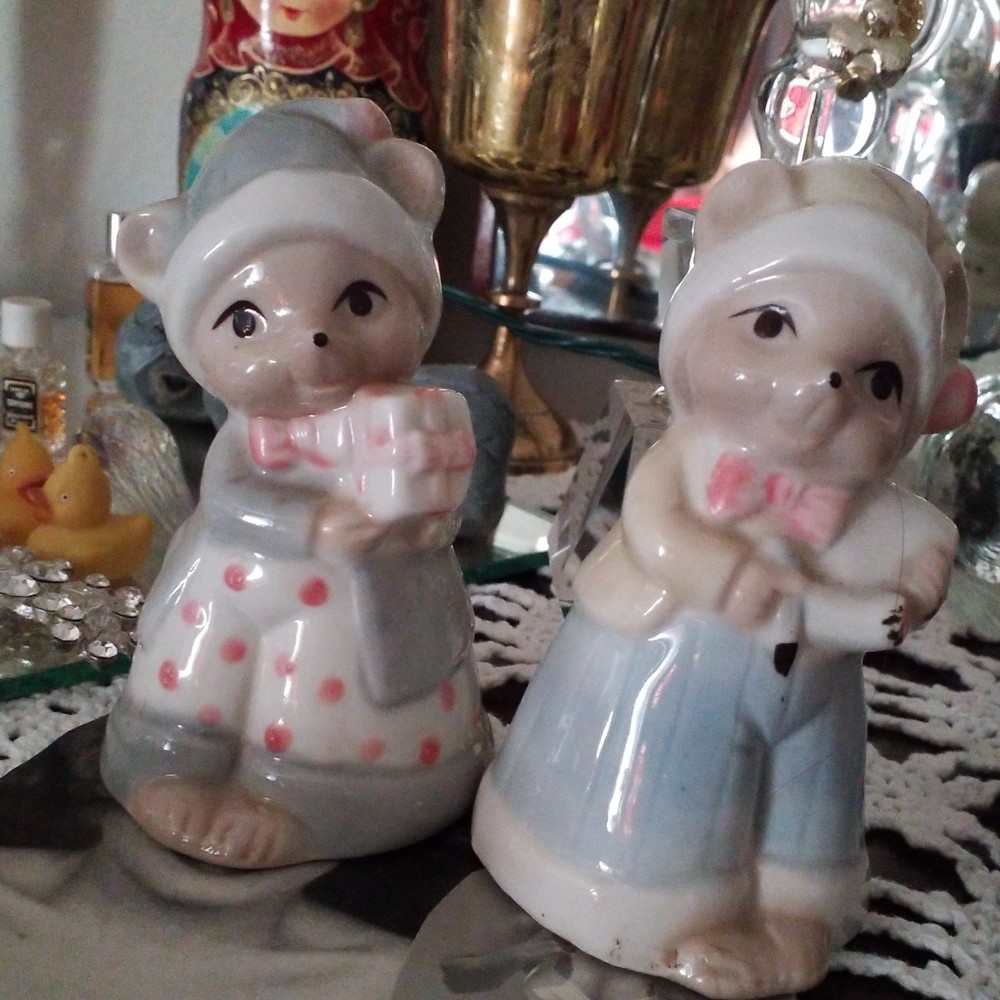 Two Adorable Mouse Bells