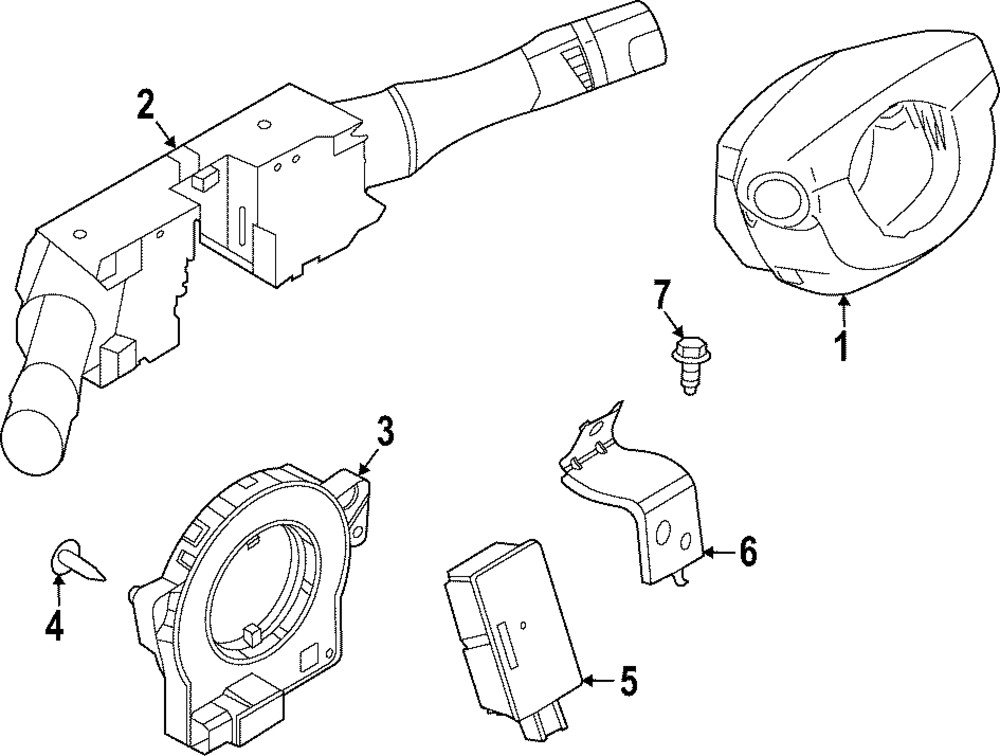 Genuine Nissan Keyless Entry Module Bracket 28452-EZ70A