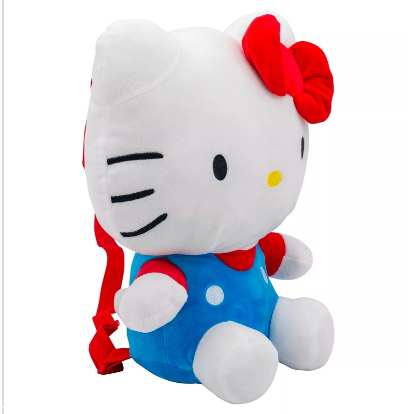 Hello Kitty Plush Backpack Bookbag Sanrio