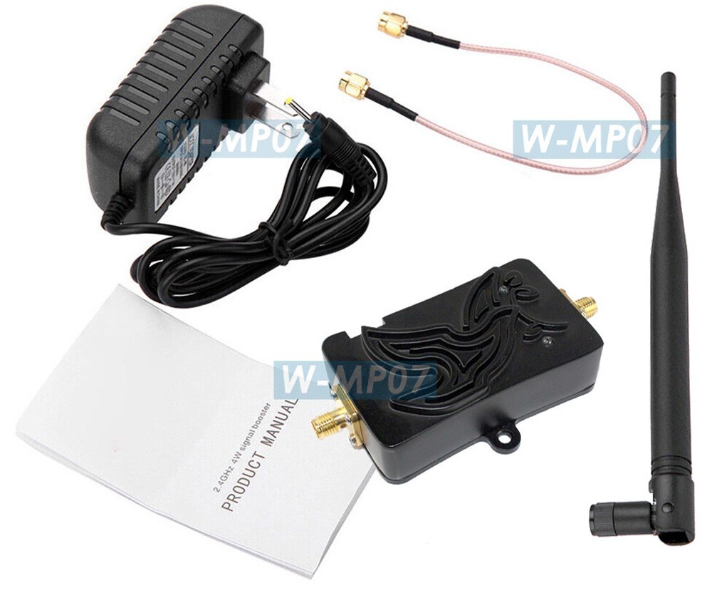 Active Powered Wi-Fi 2.4G Antenna Amplifier │4W Boost │ AP ZigBee Router RC