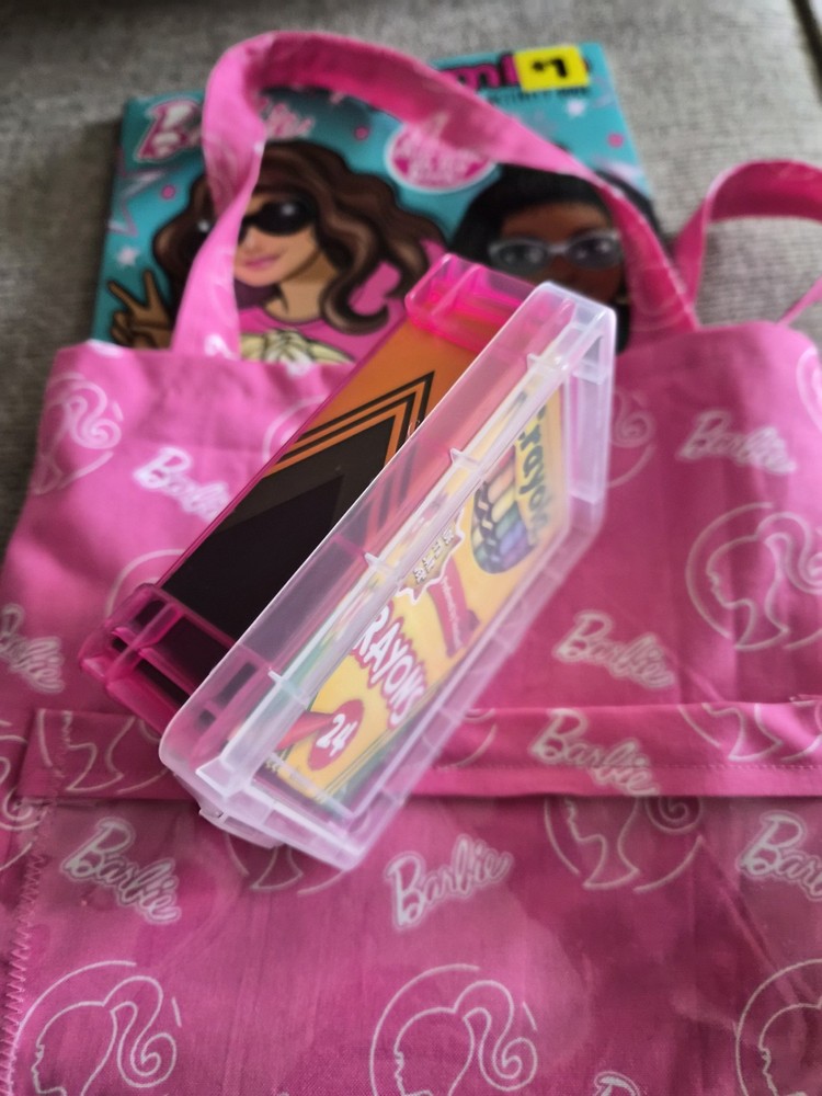 BARBIE Coloring Book Caddy