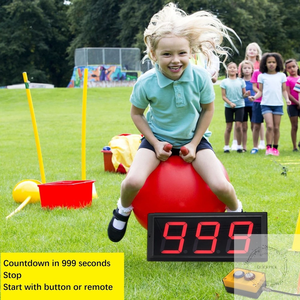 LED Up/Down Counter with Switch Box & Remote Red 4'' LED Display (3Digits)