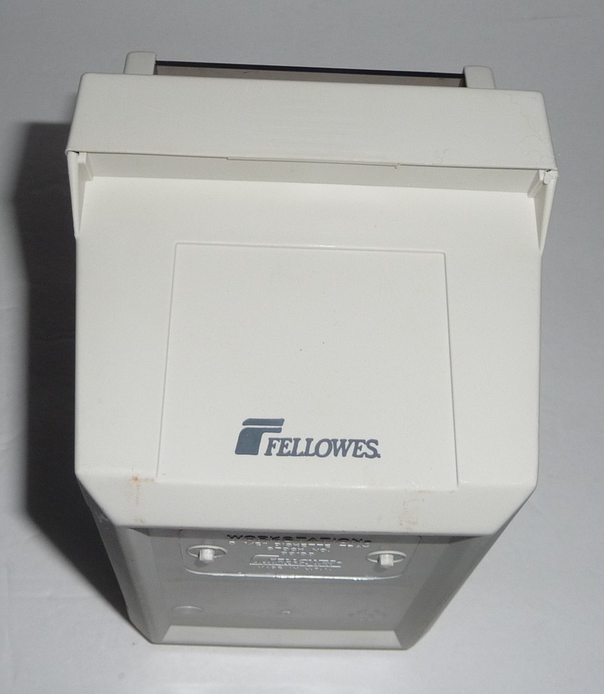 Fellowes Floppy Disk Storage Box For 3-1/2" Diskettes-Plastic Vintage