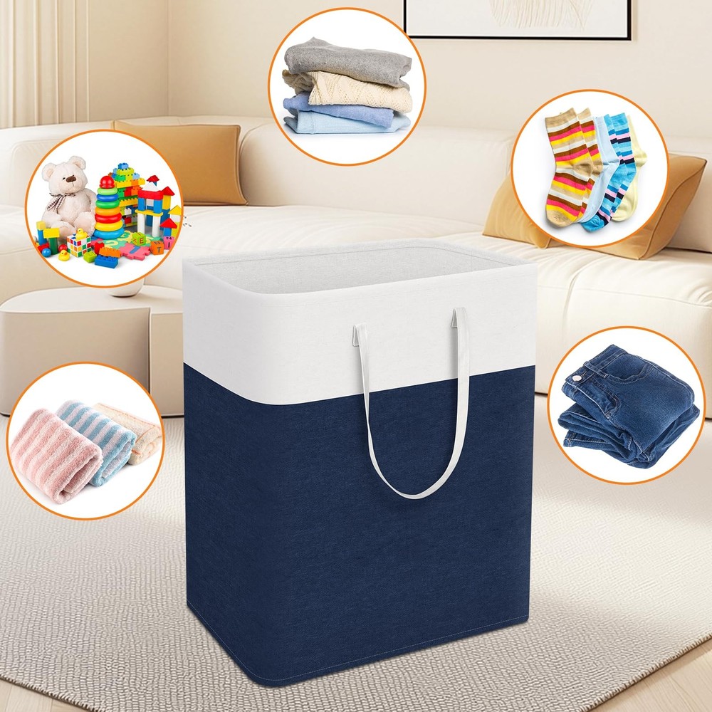 TasticTotes laundry basket 3-Pack, laundry hamper, Hamper with handles, collapsi