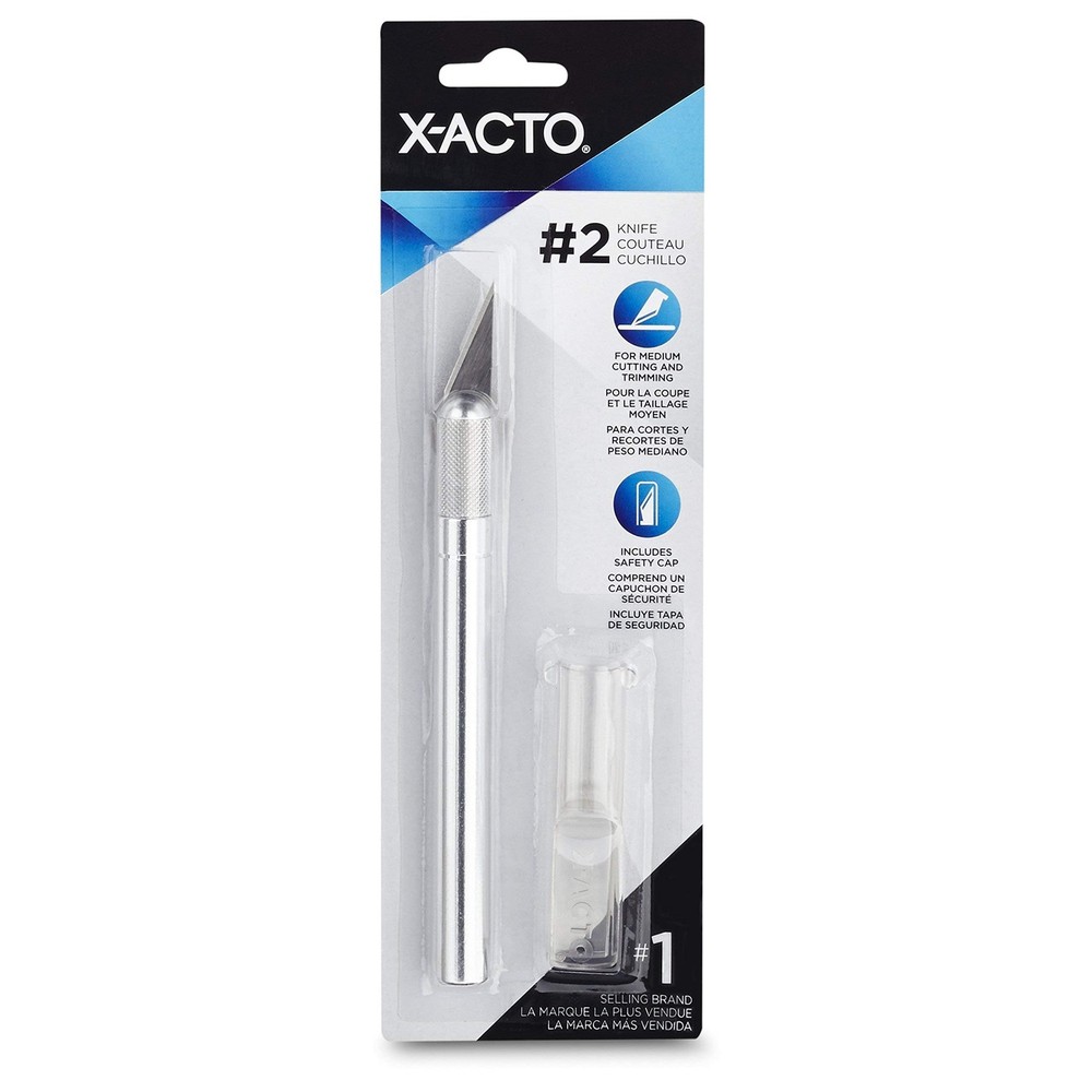 X-ACTO #2 Knife with Safety Cap, Sharp, Durable, Precision Knife