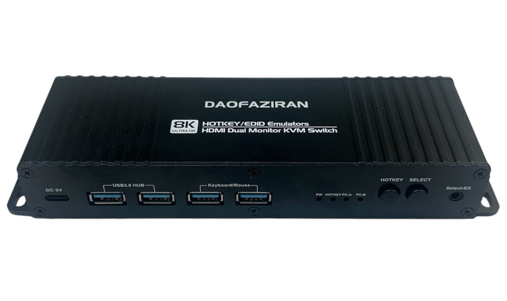 kvm Switch Displayport 2 Monitors 2 Computers 4K 240Hz