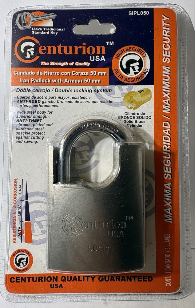 Centurion High Security Padlock SIPL060