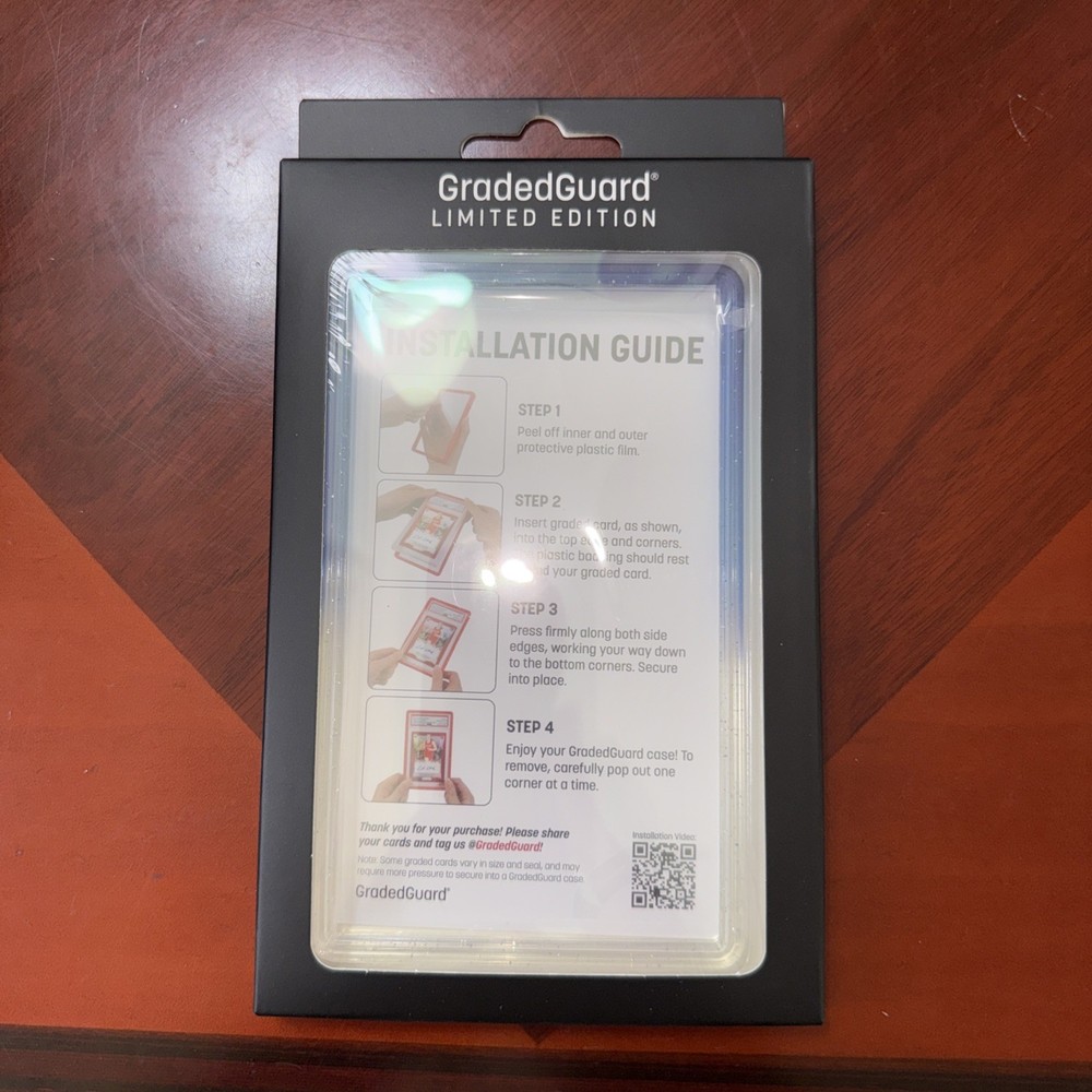 GradedGuard Limited Edition BLUE RASPBERRY PSA Graded Card Case Guard Protector