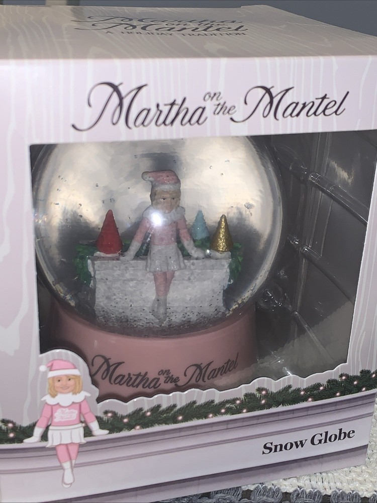 Martha On The Mantel Snow Globe