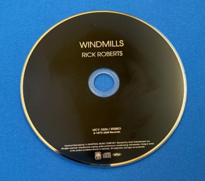 Rick Robert- "Windmills" CD -USED