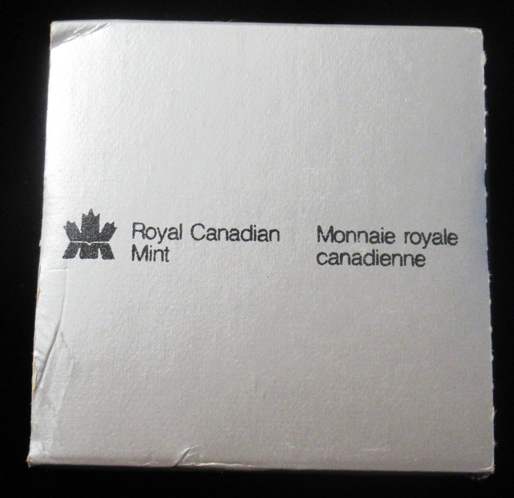 Canada: 1982 Silver Proof $1 Ships Explorers Griffon in Original Box