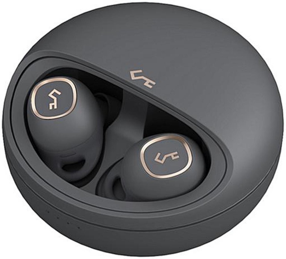 AUKEY True Wireless Earbuds, Bluetooth 5 with Charging Case, 24h Playtime, Grey