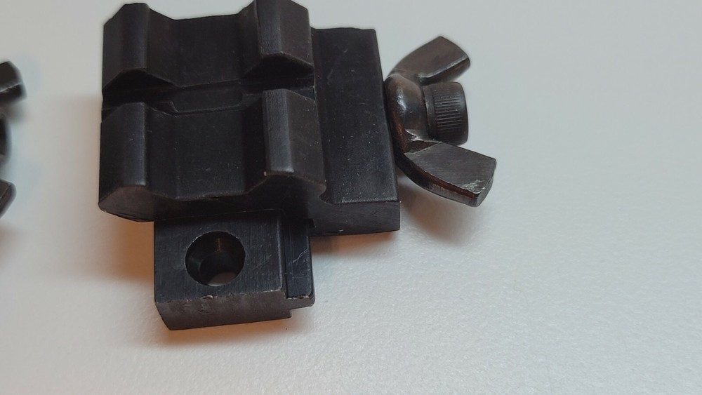 Quic-kee Flat Barrel 7/8" Hole Pattern Muzzleloader Quick Release Scope Bases