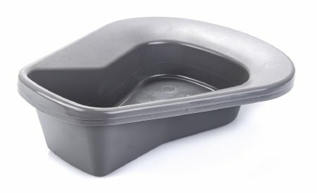 McKesson Stackable Bedpan Graphite, Case of 50