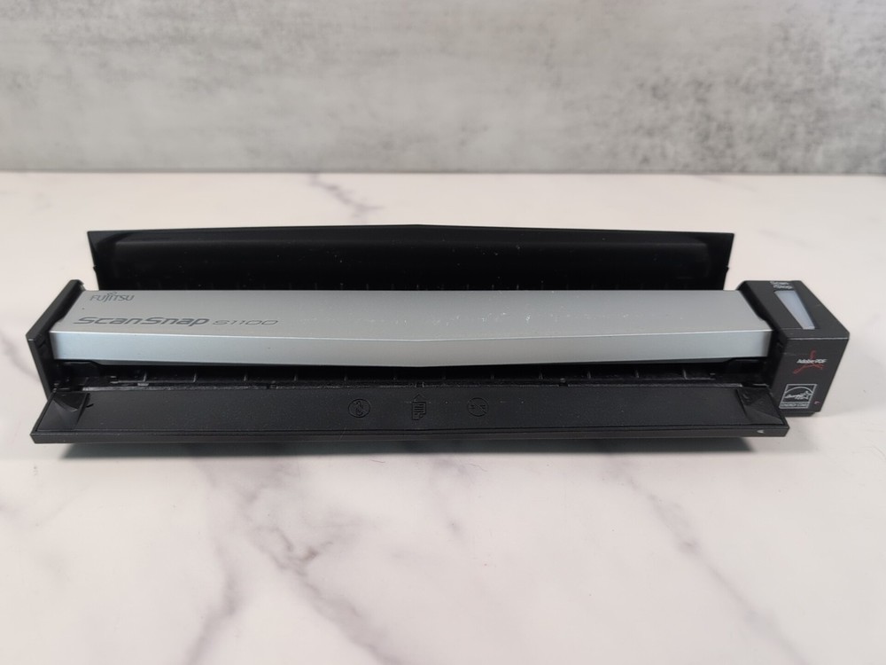 Fujitsu ScanSnap S1100 Portable Document Scanner & USB Cable Tested