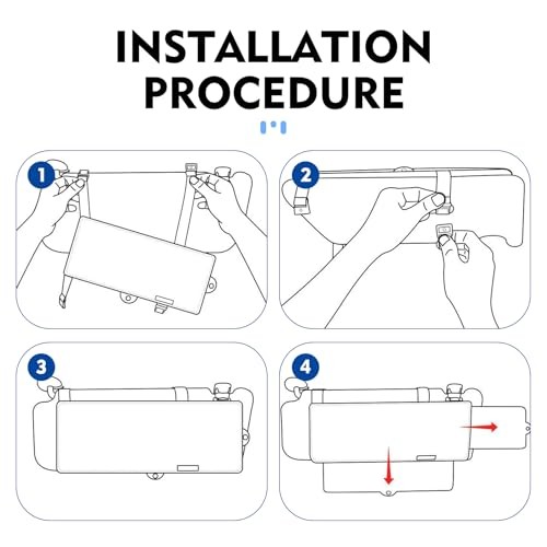 Sun Visor Extender for Car, Car Sun Visor Extender, Retractable Goggles