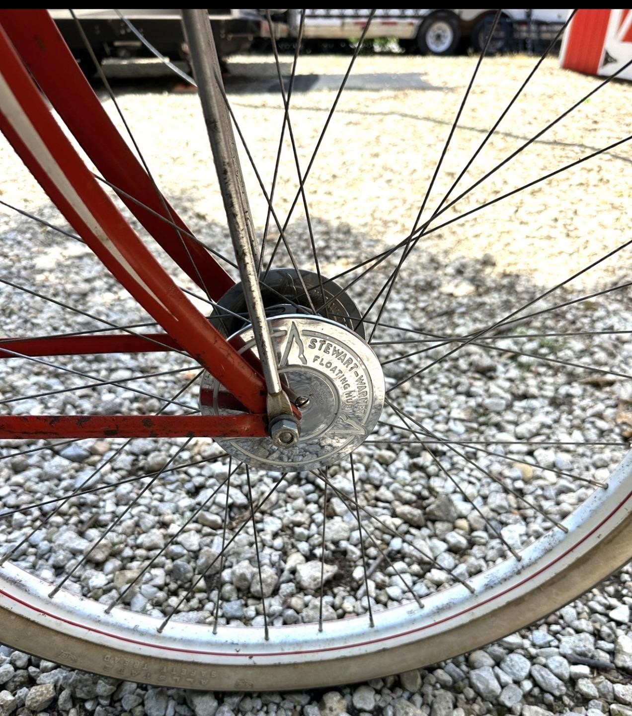 original prewar 1941 Sears Elgin Bicycle Floating front hub