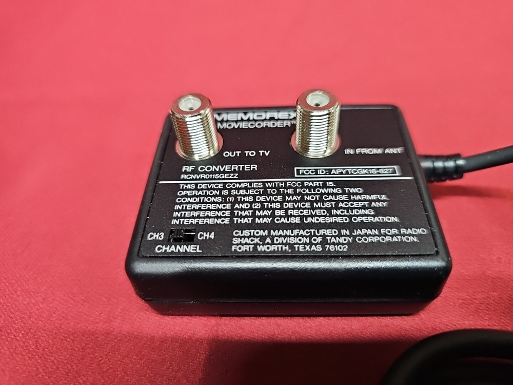 Memorex Moviecorder RF converter. New Open Box.