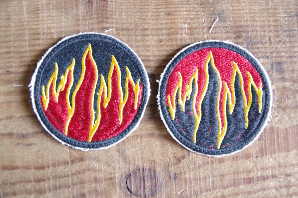 119th Infantry Division Patch TYPE 1 Miss Drop 44 Patch King 'Phantom' REVERSED