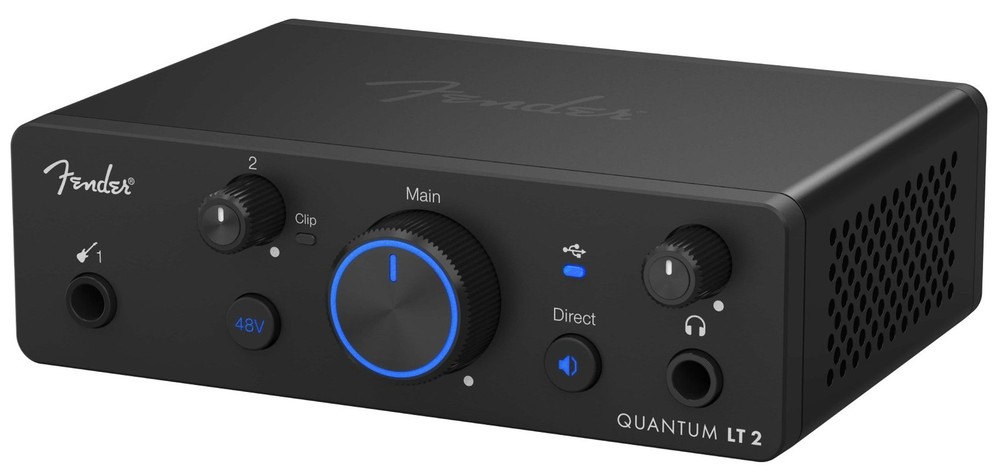 Fender Quantum LT 2 USB-C 2x2 Bus-Powered Recording Interface+XLR Cable