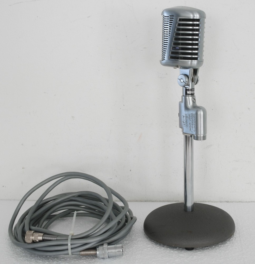 Astatic 77 Dynamic Cardioid Microphone with Stand and Cable