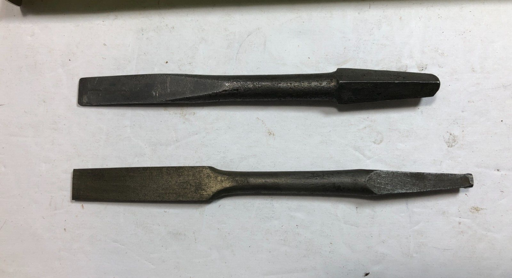 Vintage~ LARGE~ Auger Flathead Screwdriver Bits~~ 3/8"--7/16"~~