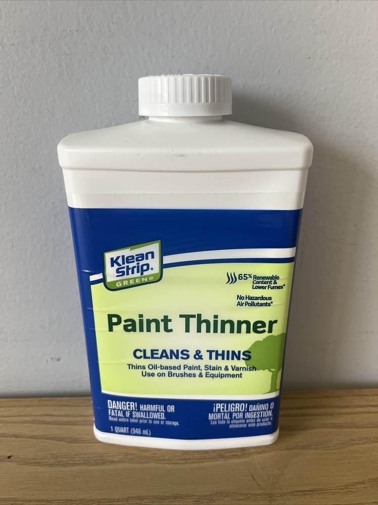 Klean Strip Green Paint Thinner 1-Quart Each (4 PACK)