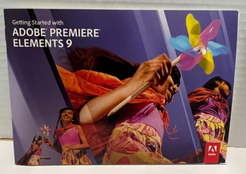 Adobe Photoshop Elements 9 & Premiere Elements 9 Bundle PC/Mac Complete w/ Seria