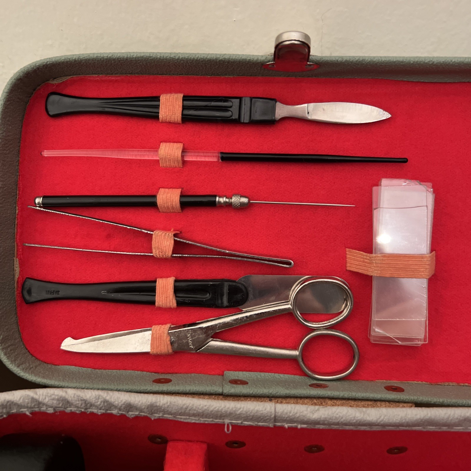 VINTAGE NO. 515 SANS & STREIFFE MICROSCOPE IN ORIGINAL CASE