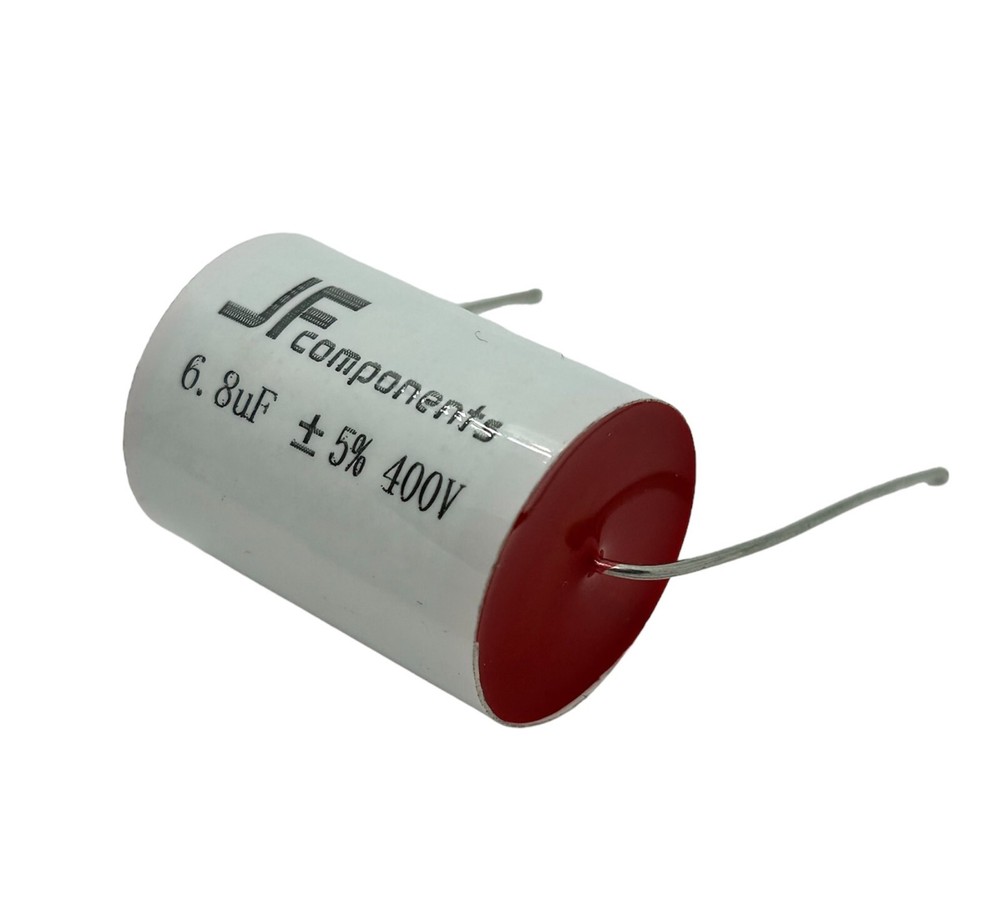   JFcomponents 6.8uF 400V MKP Metallized Poly Capacitor for crossover. 