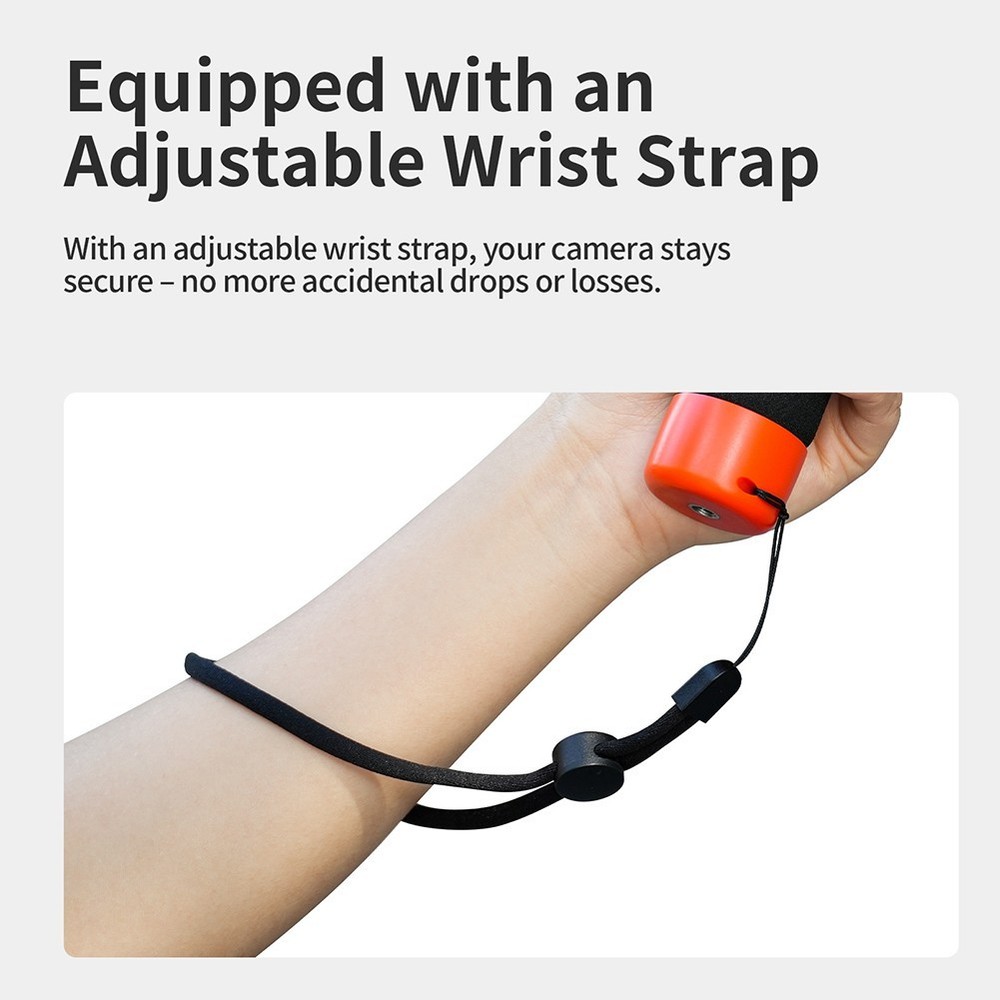 Efficient Floating Handle for Action Cameras with Enhanced Security Design