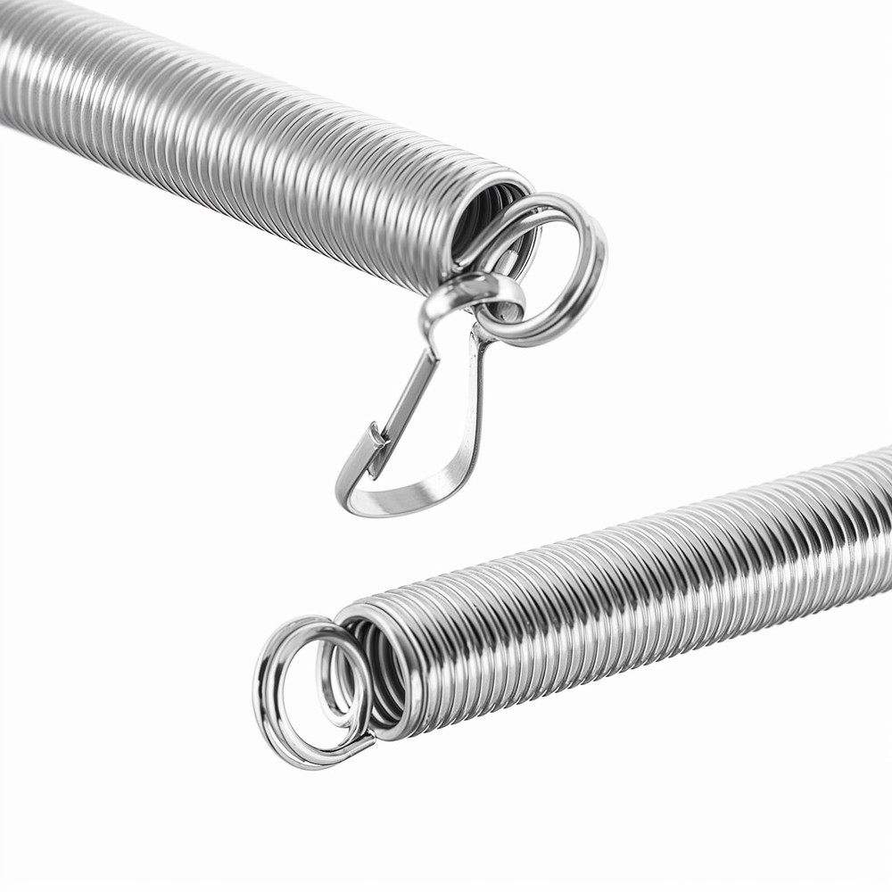 20 Inch Screen Door Spring, 2PCS Long Extension Spring Silver