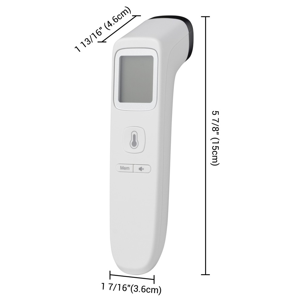 2 Pack No Contact Digital Infrared Thermometer Temperature Gun Memory Function