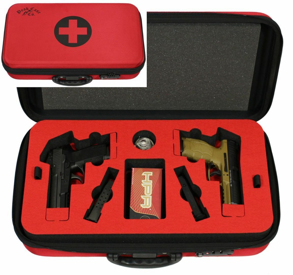 Peak Case Covert Handgun Pistol First Aid Range Case