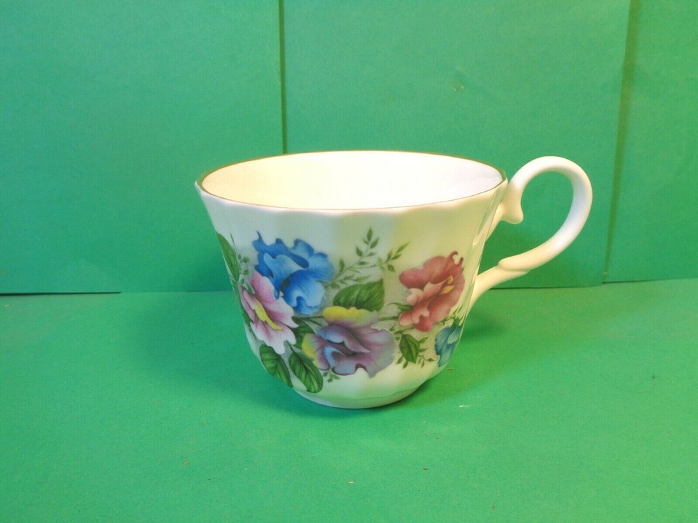 Regency Floral Pattern Cup & Saucer, England (Used/EUC)