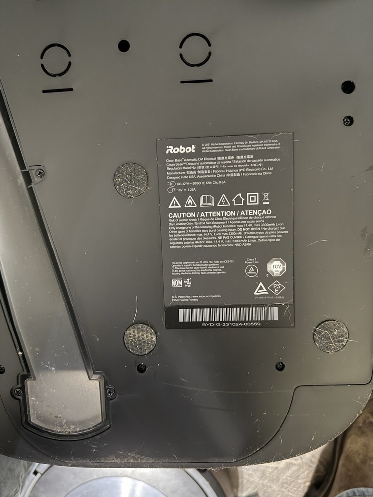 iRobot Self-Cleaning Robotic Vacuum & Mopper - Multi Surface Unit Black