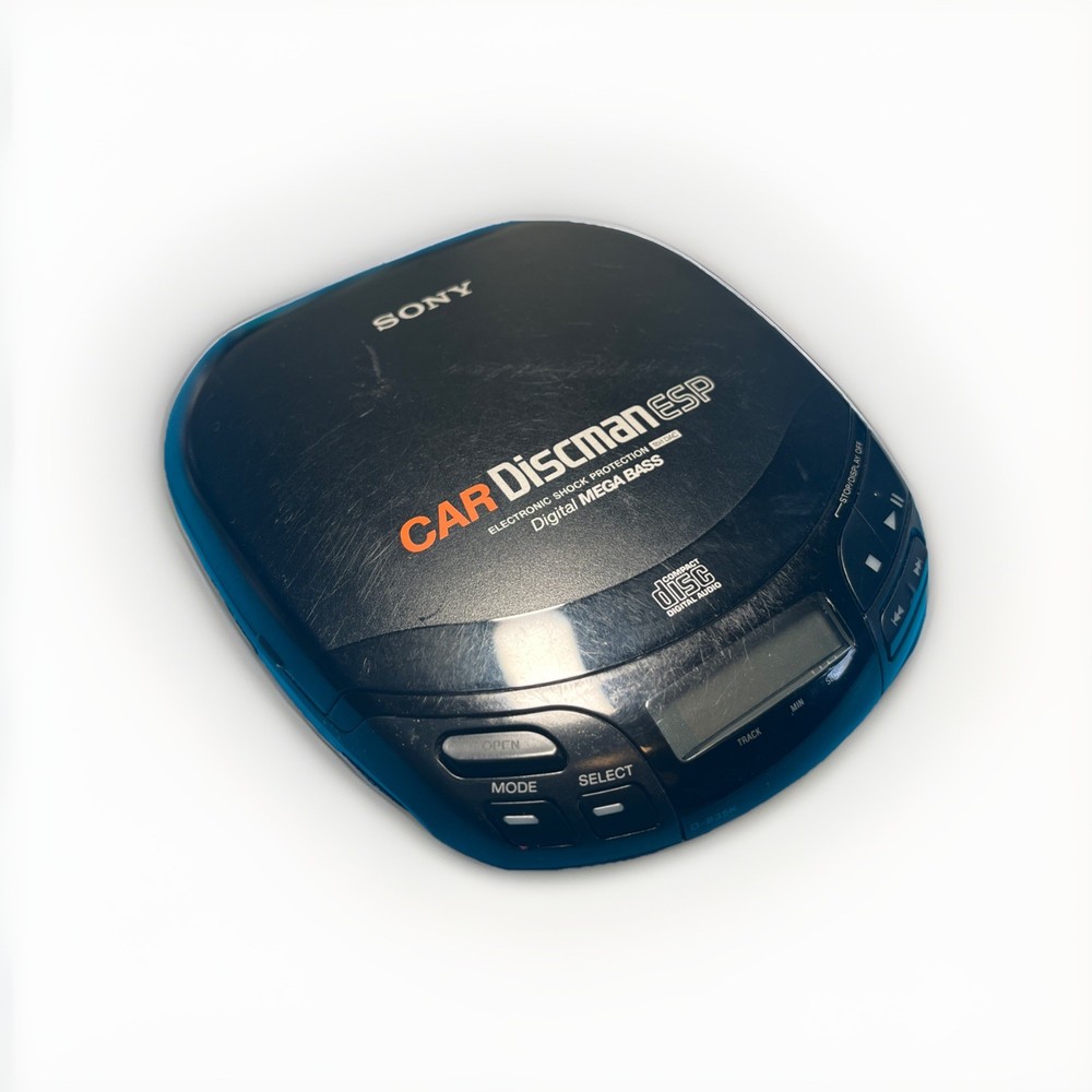 SONY Discman D-835K Portable CD Player, Tested, Serviced, Fully Working Bundle