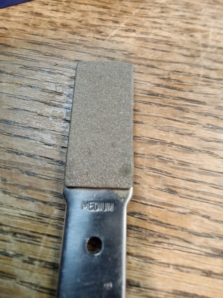 Quad Grit Sharpening Stone File Tool Sharpener for Knife Coarse, Medium, Fine