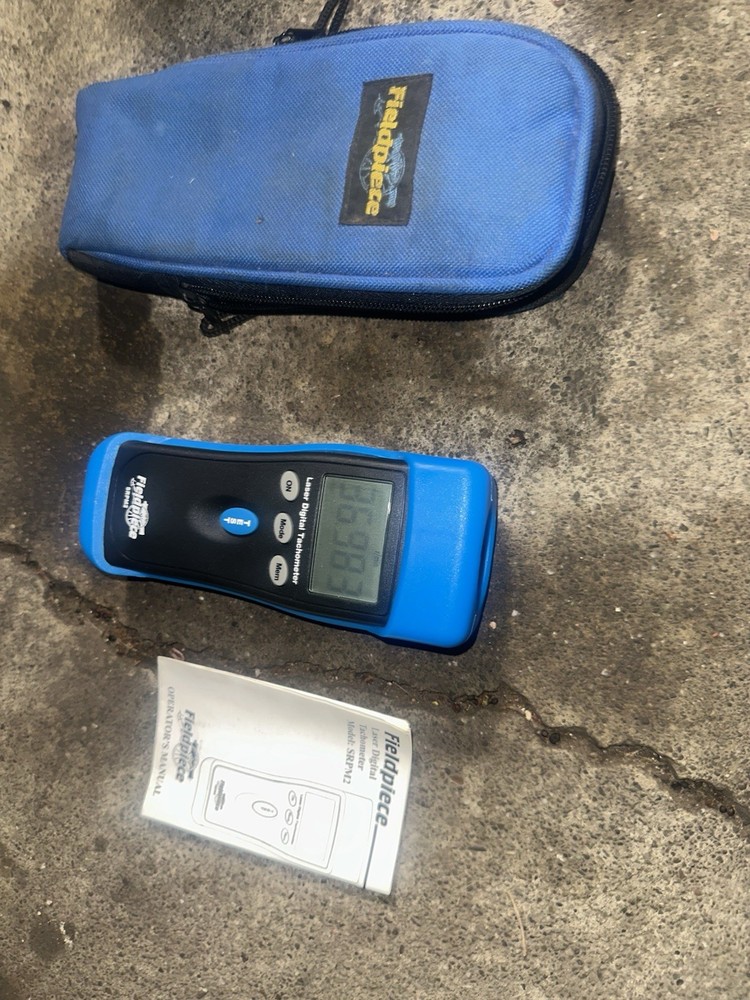 fieldpiece srpm2 lacer digital tachometer