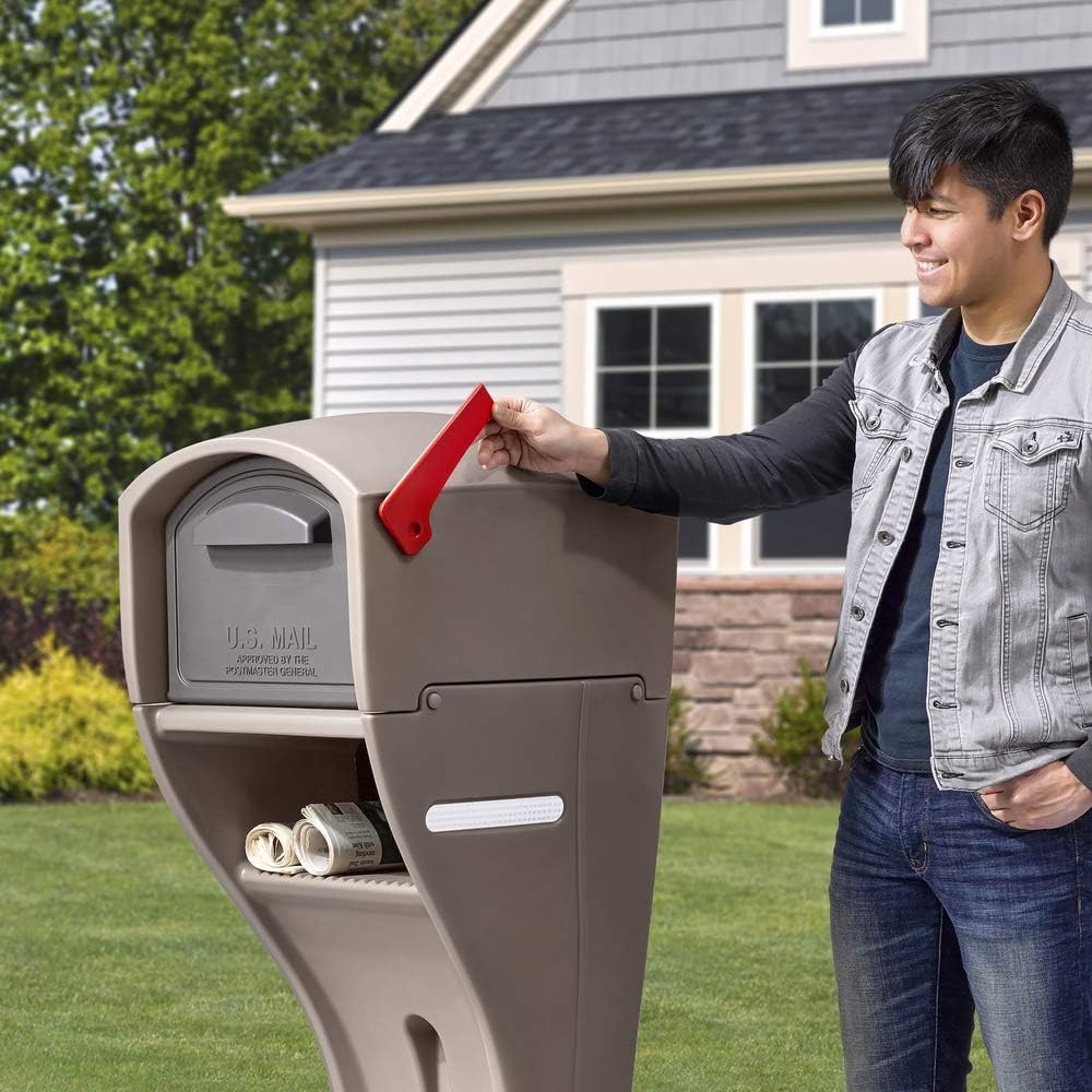 Step2 MailMaster Extra Large Mailbox and Postbox, Mocha